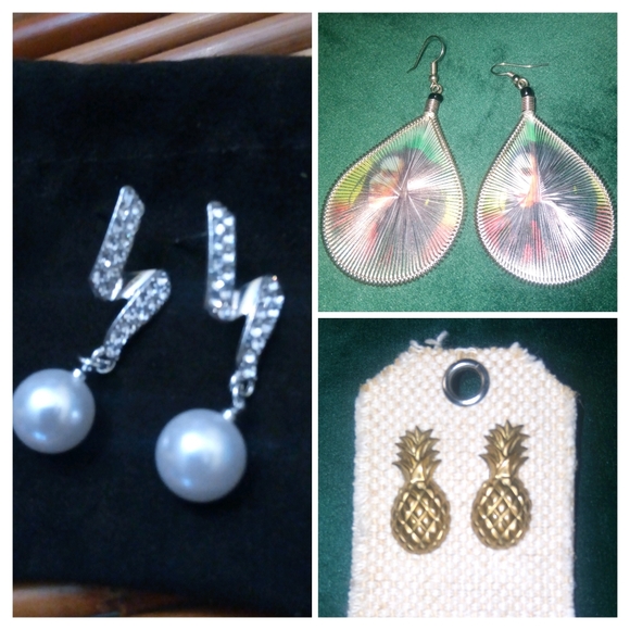 Earrings 1 for $12 - Pearl Drop, Pineapple, or Marley - Picture 11 of 11